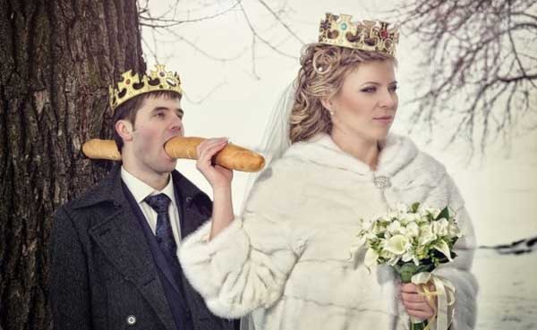 Как не надо делать свадебные фотографии