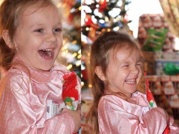 Позитивная реакция детей на долгожданные подарки