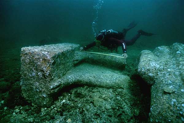 Древний Гераклион – древнейший город под водой после землетрясения