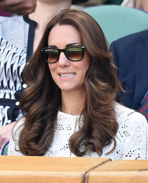 Эмоции Kate Middleton на теннисном матче