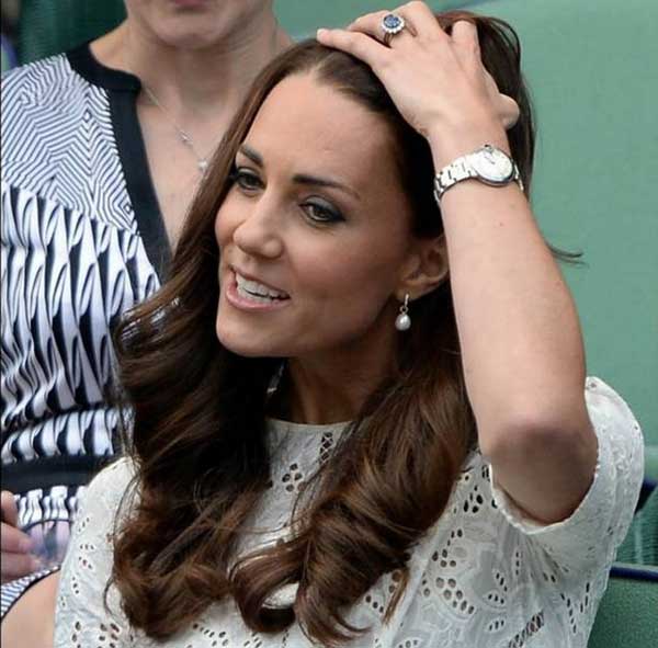 Эмоции Kate Middleton на теннисном матче